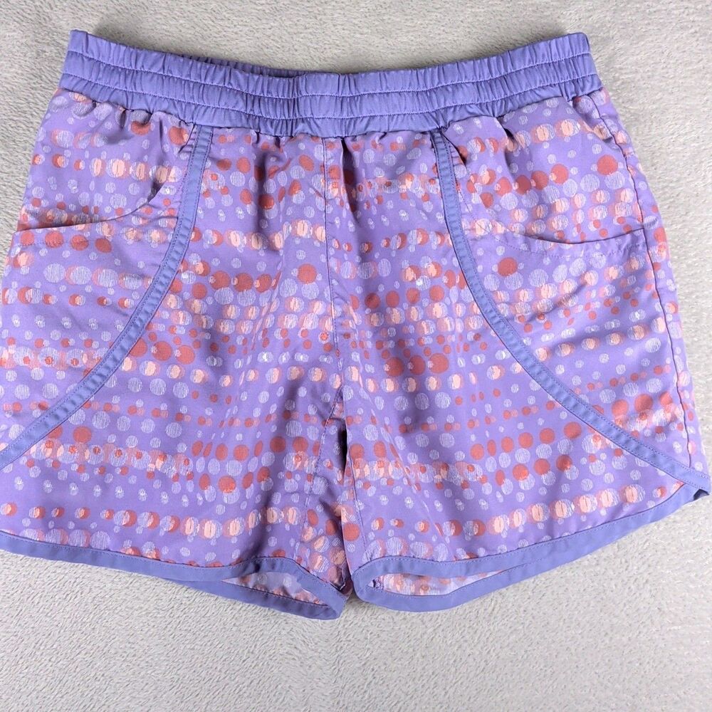 Columbia Kid's Solar Stream II Boardshort Girls Xl Omni Shade Purple Dots